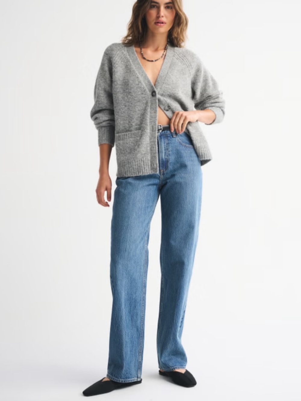 Abercrombie & Fitch High Rise Loose Jeans (4, Short, Curve Love)